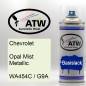 Preview: Chevrolet, Opal Mist Metallic, WA454C / G9A: 400ml Sprühdose, von ATW Autoteile West.